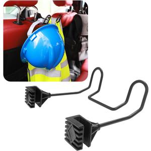 GODLIY Hard Hat Holder for Truck Seat - Work Truck Accessories for Hard Hat & Safety Vest,Car Back Seat Headrest Hooks for Men (1 PCS)