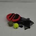 Teloon Solo Tennis Trainer Rebound Ball with String for Self Tennis Practice Training Tool for Adults or Kids Beginners with 2 String Balls Elastic and a Portable Mesh Bag
