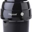 GE Disposall Continuous Feed 1 Horsepower Motor Garbage Disposer, Good for Grinding: Cooked Meat, Beans, & Seeds, Easy Install Kit, Non-Corded, Recommended Families of 4 or More, GFC1020N