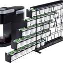 ZCDCP for K Cup Coffee Pod Holder, K Cup Holder Drawer Wall Mounted Coffee Pod Organiser (Holds 70 Coffee Pods)