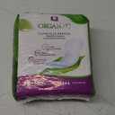 Organyc 100% Organic Cotton Inside and Out Incontinence Pads for Bladder Leaks, FSA/HSA Eligible, Maximum Flow, 16 Count