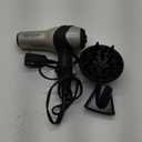 REVLON Turbo Hair Dryer with Advanced Ionic Technology, Ceramic Coating | Turbo Heat and Cold Shot Features, 1875 Watts for Fast Drying and Shine (Silver)