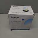 Sunco 4 Pack 6 Inch Ultra Thin LED Recessed Ceiling Lights Slim, 5000K Daylight, Dimmable, 14W=100W, Wafer Thin, Canless with Junction Box - ETL.