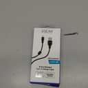 6 Foot Braided Nylon Micro Black Chrome USB Charge/Sync Cable