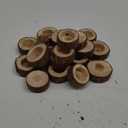 Lawei 20 Pack Wooden Tealight Candle Holder, Wood Votive Tealight Holder Tealight Candlestick for Wedding Party Birthday Holiday Decoration