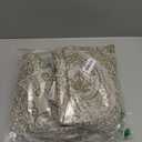 jinchan Sage Green Curtains for Living Room Darkening 84 Inch Length, Linen Textured Medallion Drapes for Bedroom, Damask Pattern Window Treatments Vintage Curtain Panels, 2 Panels Green