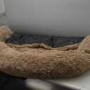 Calming Dog Bed Fluffy Plush Dog Mat for Furniture Protector with Removable Washable Cover for Large Medium Small Dogs and Cats (Extra Large (53x39.3x6), Camel)