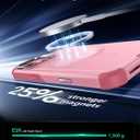 ESR for iPhone 16 Plus Phone Case with Stand, 23ft Military-Grade Drop Protection with Camera Control, Shock-Absorbing Rugged Cover, Compatible with MagSafe Accessories, Cyber Series, Pink