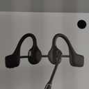 Hostena Bone Conduction Headphones with Mic, Bluetooth 5.4, OpenEar Headphones with NoiseCanceling Rotated Boom Microphone, Wireless Headset Sweatproof Earphones for Working, Running, Driving