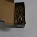 #14 x 2-3/4" Trailer Deck Screws, Self-Tapping Sheet Wood Metal Screw, 181Pcs T25 Star Bits Reamer Tek Screws for Trailers, for Attaching Wood to Steel (Gold)