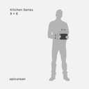 Kitchen Series 8"  6" Cutting Board in Slate