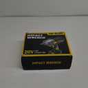 1200N.m Impact Wrench for DeWalt 20V Battery (no battery), 20V 1/2 Cordless Impact Gun, 900Ft-lbs Electric Impact Driver with 3-Speed Control, 6 Pcs Impact Sockets Included, Tool Only