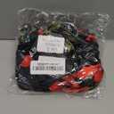 Stretch Dining Chair Seat Covers Set of 2,Dining Chair Slipcovers, Floral Printed Chair Covers,Soft Fabric Washable Upholstered Chair Seat Protector, No Rear Covers for Home Kitchen Dining Room