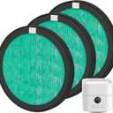 3 Pack Replacement Filters Compatible with HomBreez Air Purifier and Humidifier Combo (WG-03/WG-03-S/F-WG), 4-Stage Filtration System Filters