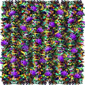 Yinder 39 ft Mardi Gras Tinsel Garlands Glitter Green Purple Gold Hanging Fringe Garland Metallic Hanging Garland Chunky Glittering Tinsel for Mardi Gras Party Carnival Decoration Indoor Outdoor