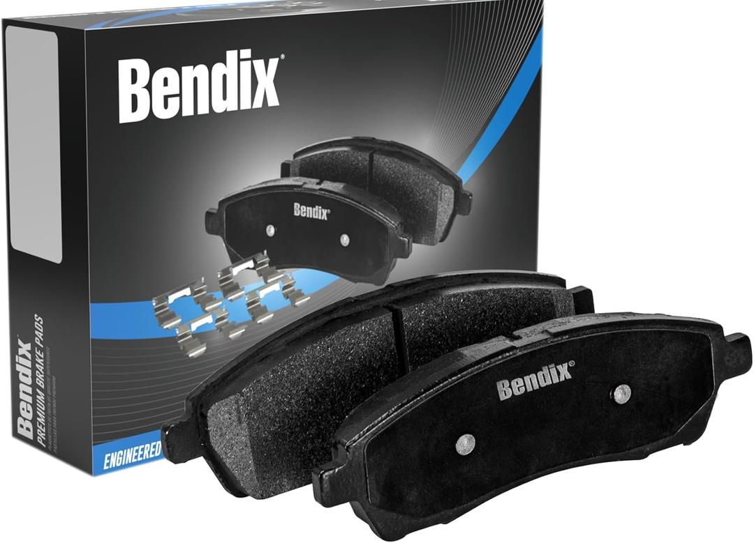Bendix Premium SBC1421 Ceramic Front Brake Pads for Select Models Buick Allure, Cascada, LaCrosse, Regal, Cadillac ELR, Chevrolet Equinox, Impala, Malibu, Malibu Limited, GMC Terrain, Saab 9-5