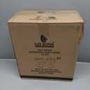 LUE BONA Adjustable Vanity Stool, 360Swivel Vanity Chair for Makeup Room, Brown Stool Chair for Vanity, Small Faux Leather Vanity Stools for Bathroom, Living Room