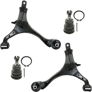 TRQ Front Lower Control Arm with Ball Joint Set Compatible with 2002-2006 Honda CR-V
