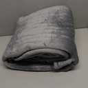 Sunbeam Electric Throw, Soft, Warm, Flannel Heated Blanket, 4 Heat Settings, 4-Hour Auto Shut-Off, Fast Heating, Comfy and Cozy, Grey Color, 50" x 60"