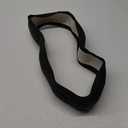 LKWLIKEI Nappa Leather D Shape car Steering Wheel Cover, Non-Slip, BreathableUniversal 15 inch.D Shape Black