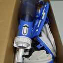 Cordless Pool Vacuum with Telescopic Pole, 18.5 GPM Powerful Suction, 1.5H Supercharge Technology, Handheld Pool Vacuum Cleaner for Above Ground/Inground Pools, Hot Tubs, Blue