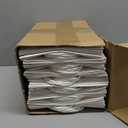 XPCARE 100Pack White Paper Bags 8x4.5x10 Inch, Plain Medium Paper Bags with Handles Bulk, Kraft Paper Gift, Retail, Party, Shopping Bag, Favor Bag