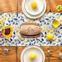 2 x Artoid Mode Leaves 210 GSM Summer Table Runner, Seasonal Spring Kitchen Dining Table Decoration for Home Party Decor 13x48 Inch