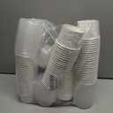 300 Pcs 6 oz Disposable Paper Cups, Hot Cold Beverage Drinking Cup for Coffee, Water, Tea, Juice, Espresso & Cortado (White)