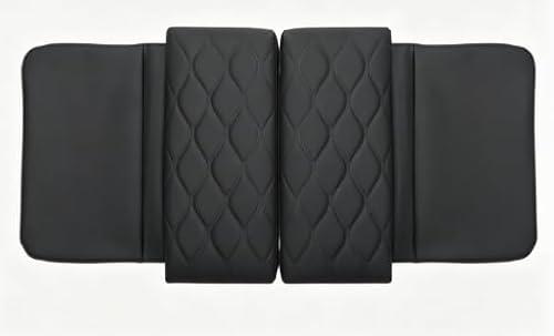 FQ. Clowate Armrest Pad for Jeep Grand Cherokee Console Cushion Cover Heightening Support Interior Accessory,Black-30 cm