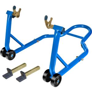 Jack Boss Motorcycle Stand Rear Combo Wheel Lift Stand, 500Lbs Capacity,Swingarm Spool Paddock Stand for Sport Bike,Fit for Yamaha, for Honda, Suitable for Kawasaki Light Blue