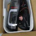 For 2008-2016 Ford F250 F350 F450 Tail Lights Rear Lamp Assembly,White Inner C-Tube Led Replacement Brake Lamp Taillight Clear Lens Black Housing