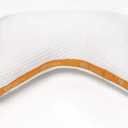 JUVEA Curve Crescent Latex Neck Pillow, Side & Back Sleepers, Standard