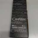 CANDWAX Ivory Taper Candles 10 inch Dripless - Set of 4 Tapered Candles - Smokeless and Unscented Taper Candlesticks Long Burning - Hand Poured Tall Candle Sticks