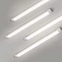 4 Packs 4FT LED Batten Light, Ultra-Thin Slim Ceiling Surface Mounted Light, 40W, 4000K, IP20, LED Ceiling Lamp for Garage, Shop, Hallway, Office, Market, 20cm Cable