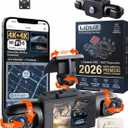 2026 New Full View Wireless Car Dashcam System,4k 4-Channel 360 Panoramic Dash Camera WiFi 6 Driving Recorder,Infrared Night Vision,24/7 Parking Monitor,G-Sensor,Motion Detection(64g)