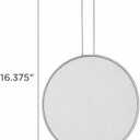 HIC Kitchen Splatter Screen, 18/8 Stainless Steel with Fine Mesh, 9-Inch, Fits Up To 8.5-Inch Pans