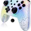 NexiGo Wireless Controller (No Deadzone) for Switch 2 and Switch, Bluetooth Controllers for Nintendo Switch with Vibration, Motion, Turbo and LED Light (Atmosphere) 