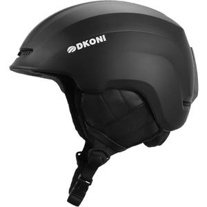 DKONI Ski Helmet, Snowboard Helmet for Men & Women, Two-Stage Adjustable Ventilation System, Snow Sports Helmet for Adults, Youth & Big Kids (Medium: 21.2-22.5 inch (54-58cm), Black)