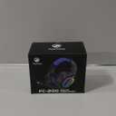 Fachixy FC-200 Wireless Gaming Headset with Mic for PS5, PS4 - Bluetooth 5.4 & 2.4GHz Gaming Headphones with Low Latency, 50-Hrs Battery Foldable Gamer Headset for Laptop, Switch and Mobile