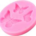 3 x YIHUOMOLDS Butterfly Fondant Silicone Molds For Cake Decorating Cupcake Topper Chocolate Candy Gum Paste Polymer Clay
