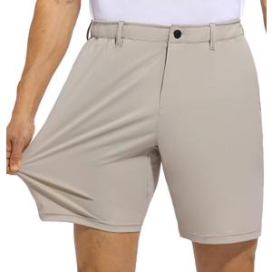 Men's 7 Inch Inseam Stretch Golf Shorts Quick Dry Lightweight Dress Casual Athletic Shorts with 5 Pockets (36)