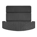 AltraVos Large Trunk Mat for All-New 2024-2025 Hyundai Santa Fe,TPE All Weather Protection Foldable Car Cargo Liners Odorless Anti-Slip Waterproof Interior can be Folded Accessories-Black