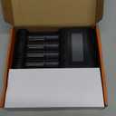 Zanflare C4 LCD Display Speedy Universal Smart Battery Charger,Battery Capacity Analyzer for Rechargeable Batteries, aa Battery Charger, 18650 Battery Charger