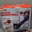 JOYIN Arcade Basketball Game Set with 4 Balls and Hoop for Kids 3 to 12 Years Old Indoor Outdoor Sport Play - Easy Set Up - Air Pump Included - Ideal for Competition