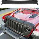 powoq Hood Deflector Compatible with 2020-2025 Jeep Gladiator JT Hood Protector Wrangler JL Shield TPE Deflector Replacement for 2020-2025 Jeep Gladiator JT Accessories