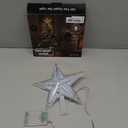 Christmas Tree Topper Star, 8.7" 31 LED Christmas Tree Decoration Lights, AA Battery Powered Small Xmas Tree Decor for Christmas, Scene Decor, Festivals Decor (Warm White)