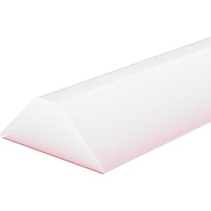 Duzzy 39 Inch Collapsible Shower Water Dam, Shower Threshold Water Stopper Barrier and Retention System and Keeps Water Inside Threshold Dry and Wet Separation, Suitable for Bathroom & Kitchen (Translucent)