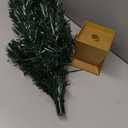 3ft Green Fiber Optic Christmas Tree,Pre-Lit Artificial Mini Christmas Tree, Tabletop Small Xmas Tree with Stars Holiday Home Decorations