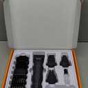 oneisall Professional Dog Grooming Kit at Home: All-in-One Quiet Clippers & Nail Grinder with LED Light, 2000mAh Cordless Dog Shaver, Safe Poodle Grooming Kit for Paws, Face, Ears & Body (Blue)