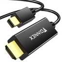 4K Mini DP to HDMI Cable, 4K@60Hz Mini DisplayPort to HDMI Cord, Thunderbolt 2 HDMI Cable Compatible for Old MacBook Air/Pro, Microsoft Surface Pro (3.3FT)